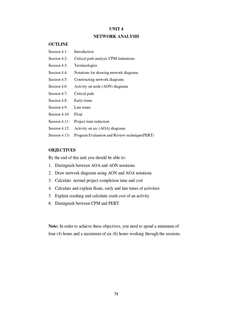 Network Analysis - Final | PDF | Variance | Teaching Mathematics