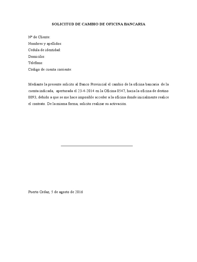 Solicitud de Cambio de Oficina Bancaria-1