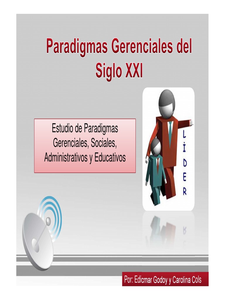 Paradigmas Gerenciales Del Siglo Xxi Caro | PDF | Sociedad | Paradigma