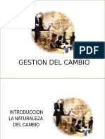 Gestion de Cambio