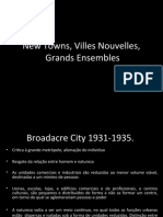 Historia Da Cidade e Do Urbanismo V New Towns Villes Nouvelles