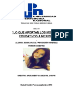 Ensayo de Modelos Educativos