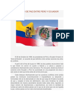 Acuerdo de Paz Entre Perú y Ecuador