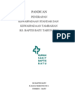 Panduan Penerapan Kewaspadaan Standar & Kewaspadaan Tambahan 2014