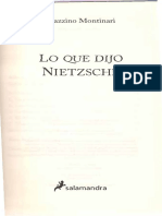 Montinari - Lo Que Dijo Nietzsche