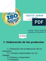 ISO TS 16949 - Elaboración Del Producto