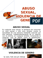 Abuso Sexual y Violencia de Genero