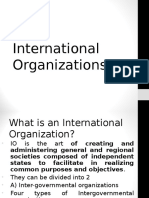 19 International Organizations