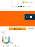 Chapter 3 Movement of Substances: Osmosis