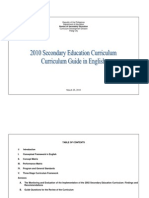 Download ENGLISH-I Secondary Education Curriculum 2010 by Hari Ng Sablay SN32920701 doc pdf