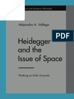 Alejandro A. Vallega: Heidegger and The Issue of Space. Thinking On Exilic Grounds