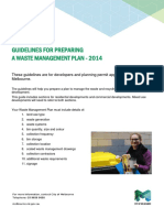 Guidelines for Waste Management Plan 2014