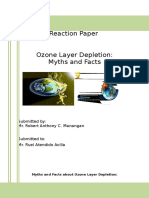 Reaction Paper Ozone Depeletion