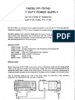 Yaesu FP-757HD Manual