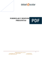 Formular y Responder Preguntas