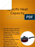 Specific Heat Capacity