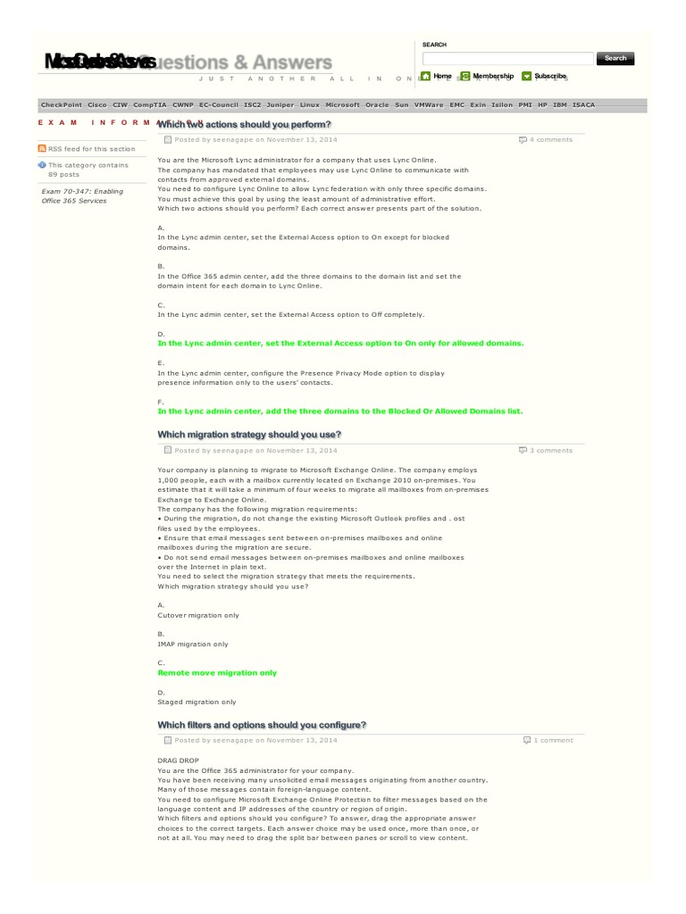 70-347 enabling office 365 services pdf download torrent
