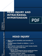 Head Injury and Intracranial Hypertension