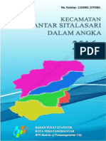 Kecamatan Siantar Sitalasari Dalam Angka 2016