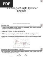 L10 - Balancing of Single-Cylinder Engines