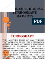 Motores Turbofan, Turboshaft, Ramjets