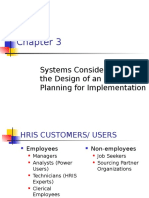 Chap-3 Systems Considerations in The Design of An HRIS-Planning For Implementation