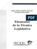 Elementos de La Técnica Legislativa