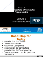 Fundamentals of Computer Programming: Course Introduction