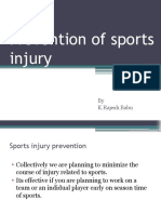 Prevention of Sports Injury