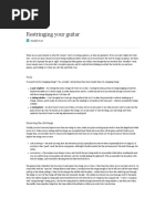 Fender Setup Guide | PDF | Guitars | Bass Guitar