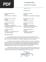 James Comey Letter to Congress New Hillary Clinton Email Investigation