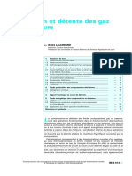 Compression Et Detente Des Gaz Ou Des Vapeurs