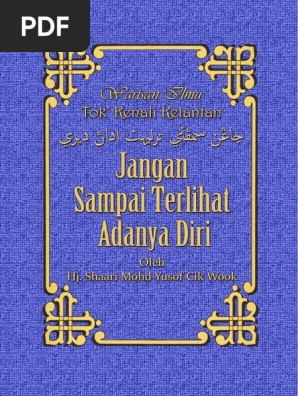 Jangan Sampai Terlihat Adanya Diri Pdf
