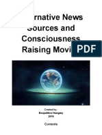 Alternative News Sources and Consciousness Raising Movies - Compiled by Exopolitics Hungary