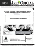 Plano de Carreira dos Servidores Municipais de Cruz Das Almas