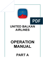 United Balkan Airlines: Operation Manual