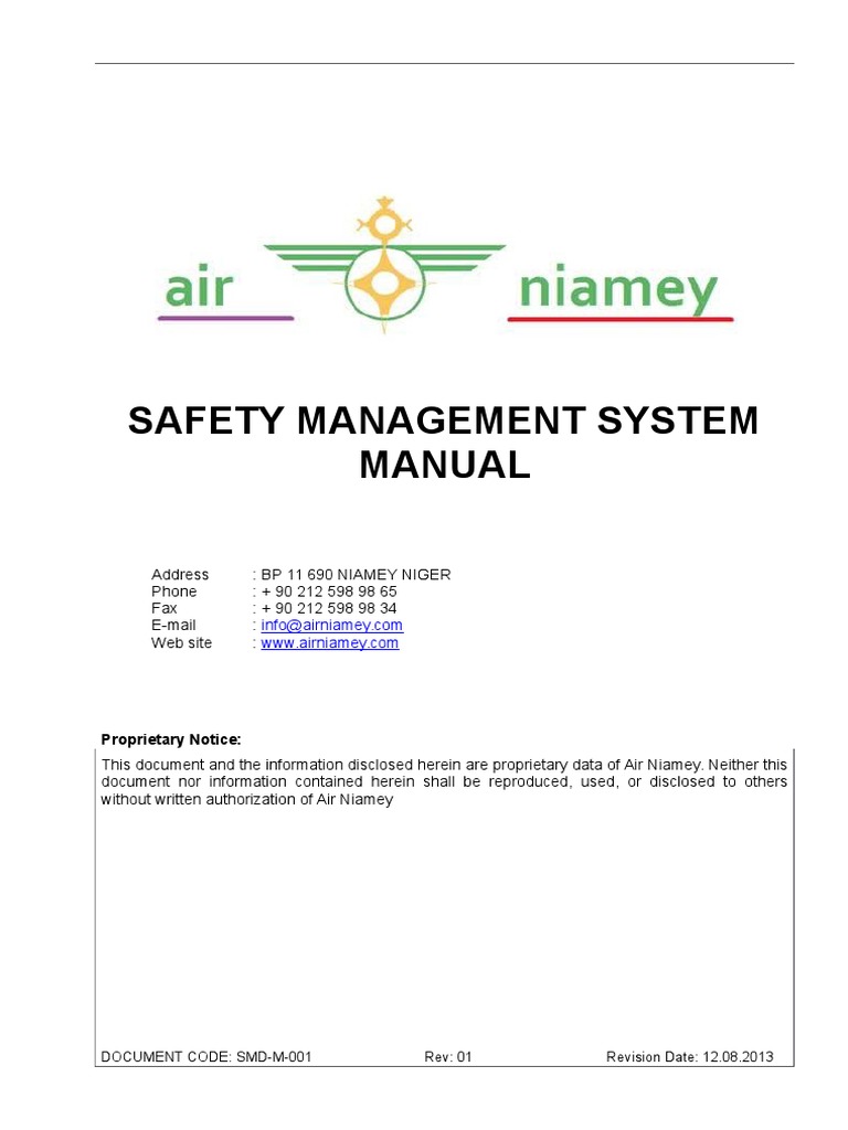Safety Management System Manual | PDF | Computing | Information Technology