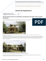 Autoconstrucción Con Bambú, Proyectos de Bajo Costo y Gran Atractivo - Noticias de Arquitectura - Buscador de Arquitectura