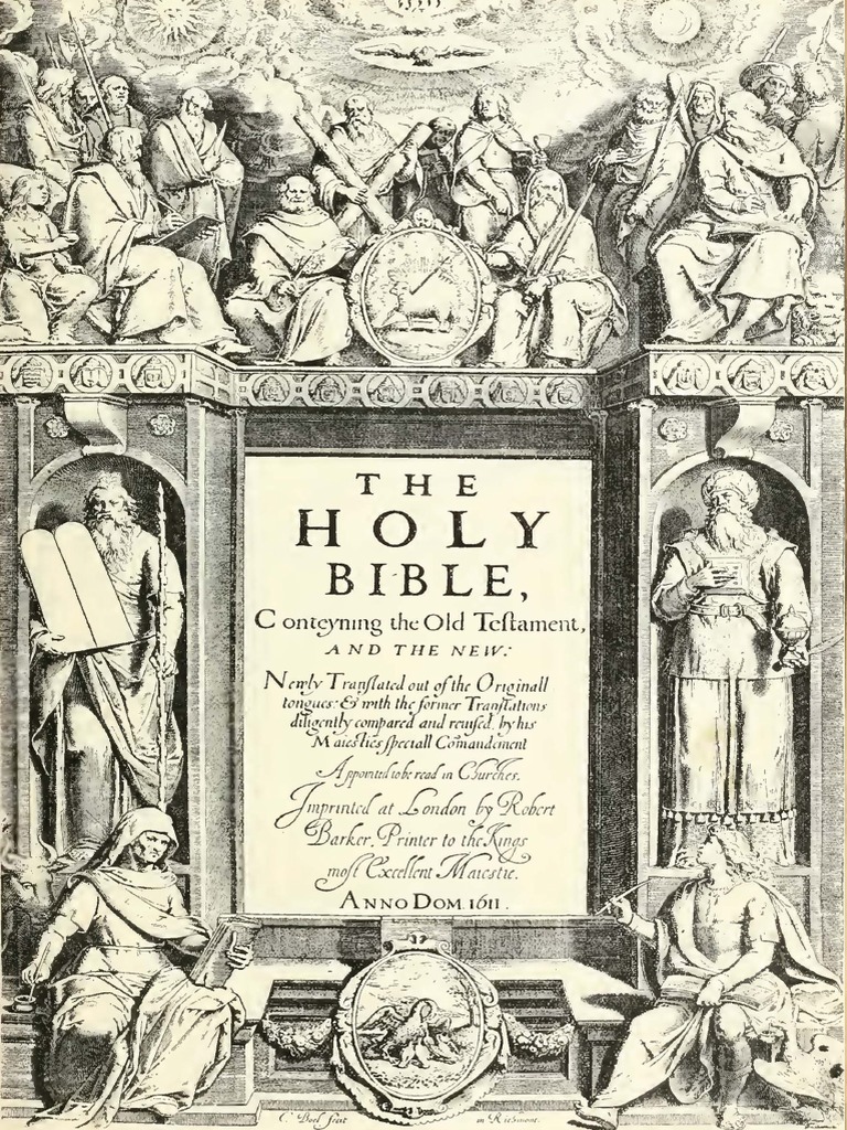 Reproduction Of The Original King James Version 1611 Bible With Apocrypha Religion And Belief 