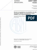 NBR 15352 Mantas Termoplasticas de Polietileno