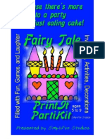 00002 Party Games for Children - Fairy Tale Birthday Print Yourself Party Kit and Party Games for ages 5 to 9