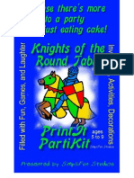 Boy's Party Game - Knights of The Round Table Theme Party Ages 5 To 9