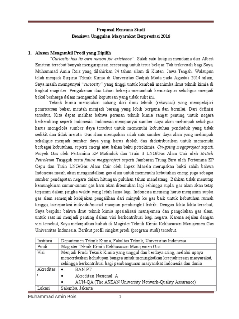 37++ Contoh proposal beasiswa unggulan info