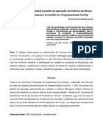 IGD - Entenda A Polêmica Sobre o Pedido de Apuração de Indícios de Desvio de Finalidade de Recursos No Âmbito Do Programa Bolsa Família em Guaxupé