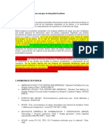 Sample Specification for Pile Testing (Spanish)