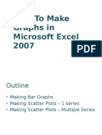 How to Make Graphs in Microsoft Excel 2007