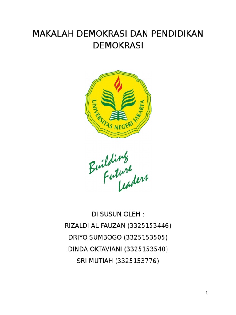 MAKALAH DEMOKRASI DAN PENDIDIKAN DEMOKRASI.docx
