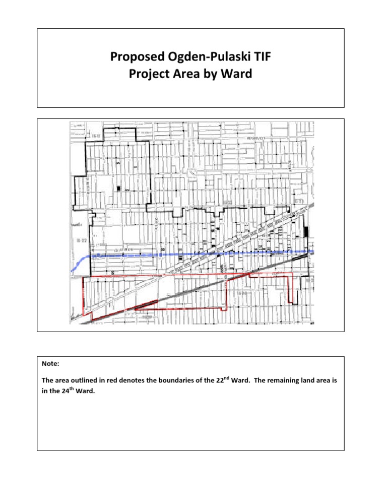Ogden-Pulaski TIF Project Area Map | PDF