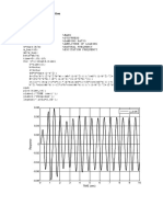 Damped Forced Vibration: Matlab Coding