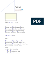 Akeboshi - Wind Tab: Highlighted Show Chord Diagrams